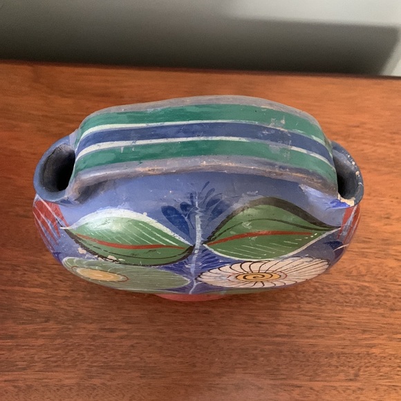 Mexican Tonala Wedding Vase - Picture 2 of 6